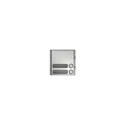Modul Sinthesi Steel mit 2 Ruftasten ohne Sprechgrill, vorverdrahtet