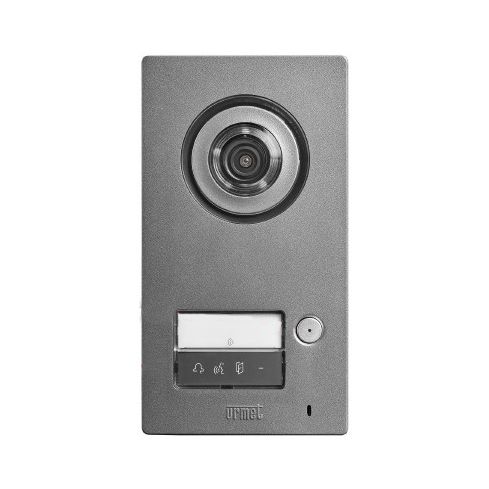 IP-Etagentorstelle MIKRA 2 mit 1 Taste und Farbkamera