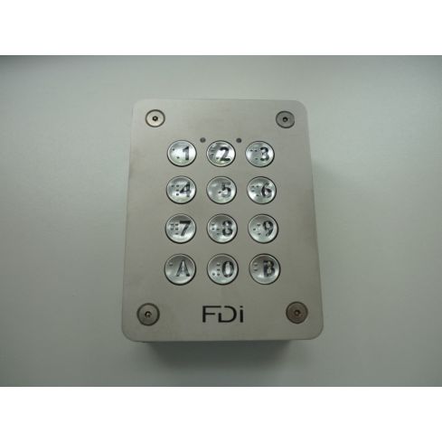 Codetastatur UP Edelstahl 2 Relais 12-24V AC/DC